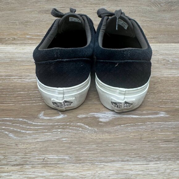 Vans Era Platform Black Snake Embossed Suede Sneaker Women's Size 7.5 - Picture 3 of 7